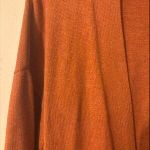 A New Day Burnt Orange Open-Front Cardigan – XL